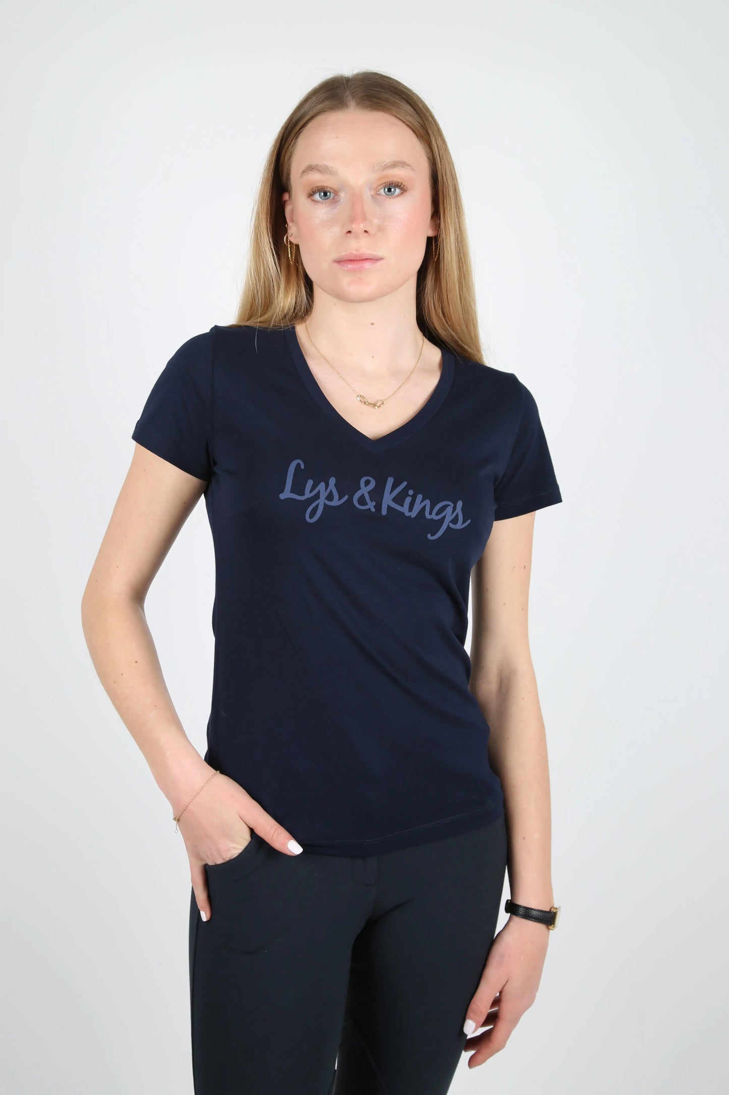 T-shirt col V Lys & Kings Lys and Kings