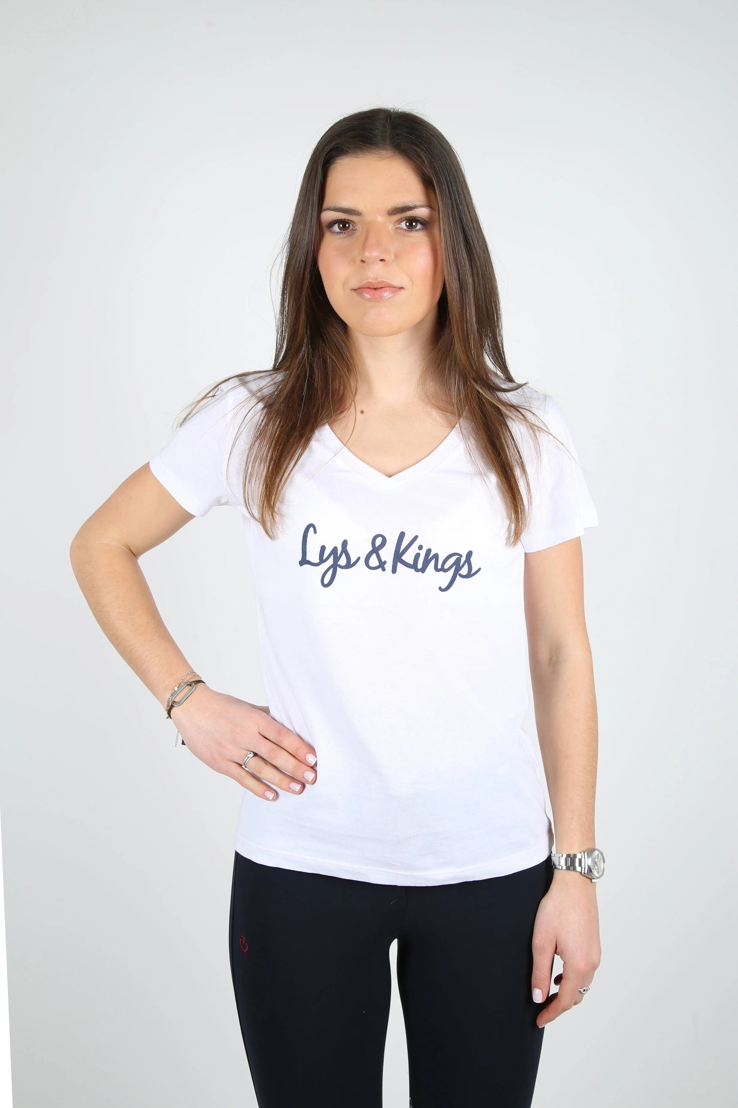 T-shirt col V Lys & Kings Lys and Kings