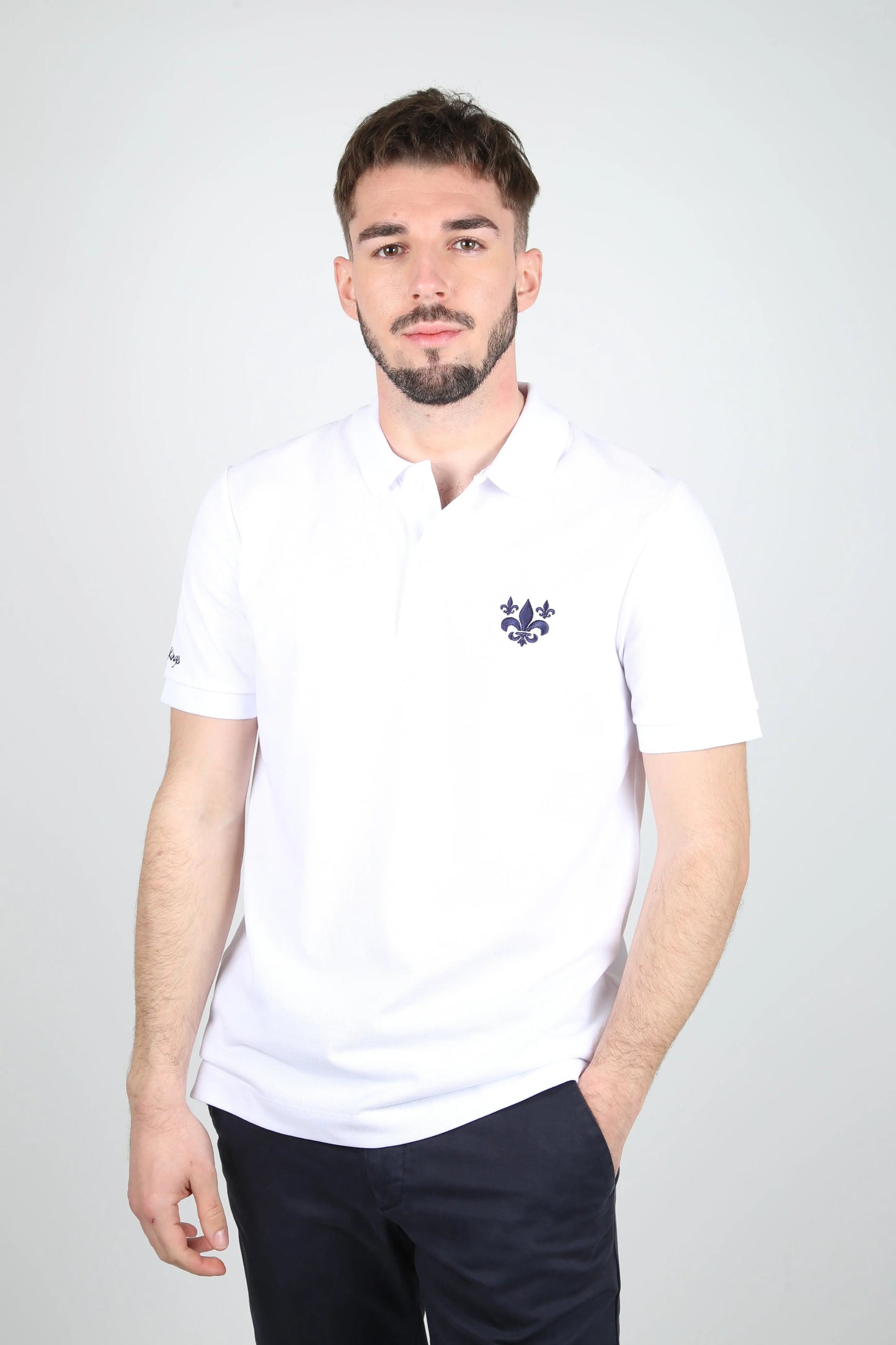 Polo manches courtes petite fleur de Lys Lys and Kings