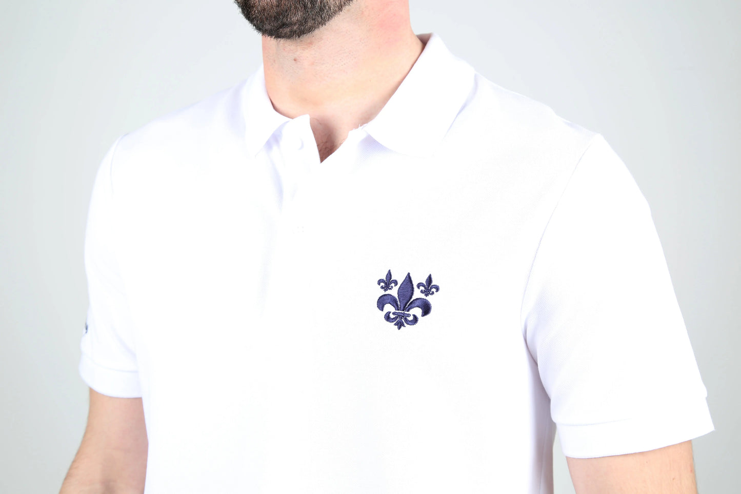 Polo manches courtes petite fleur de Lys Lys and Kings