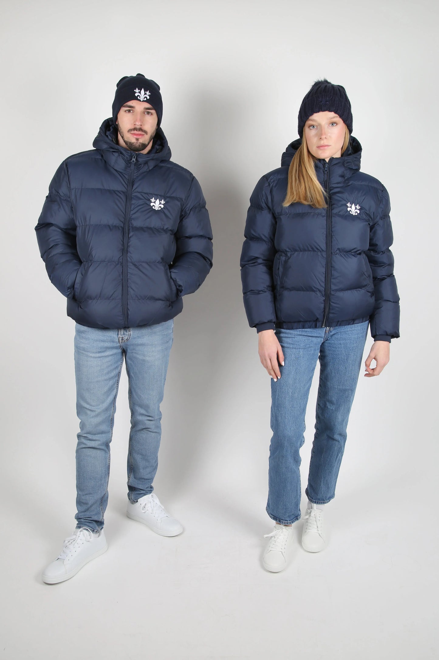 Doudoune grand froid Bleu Marine Lys and Kings