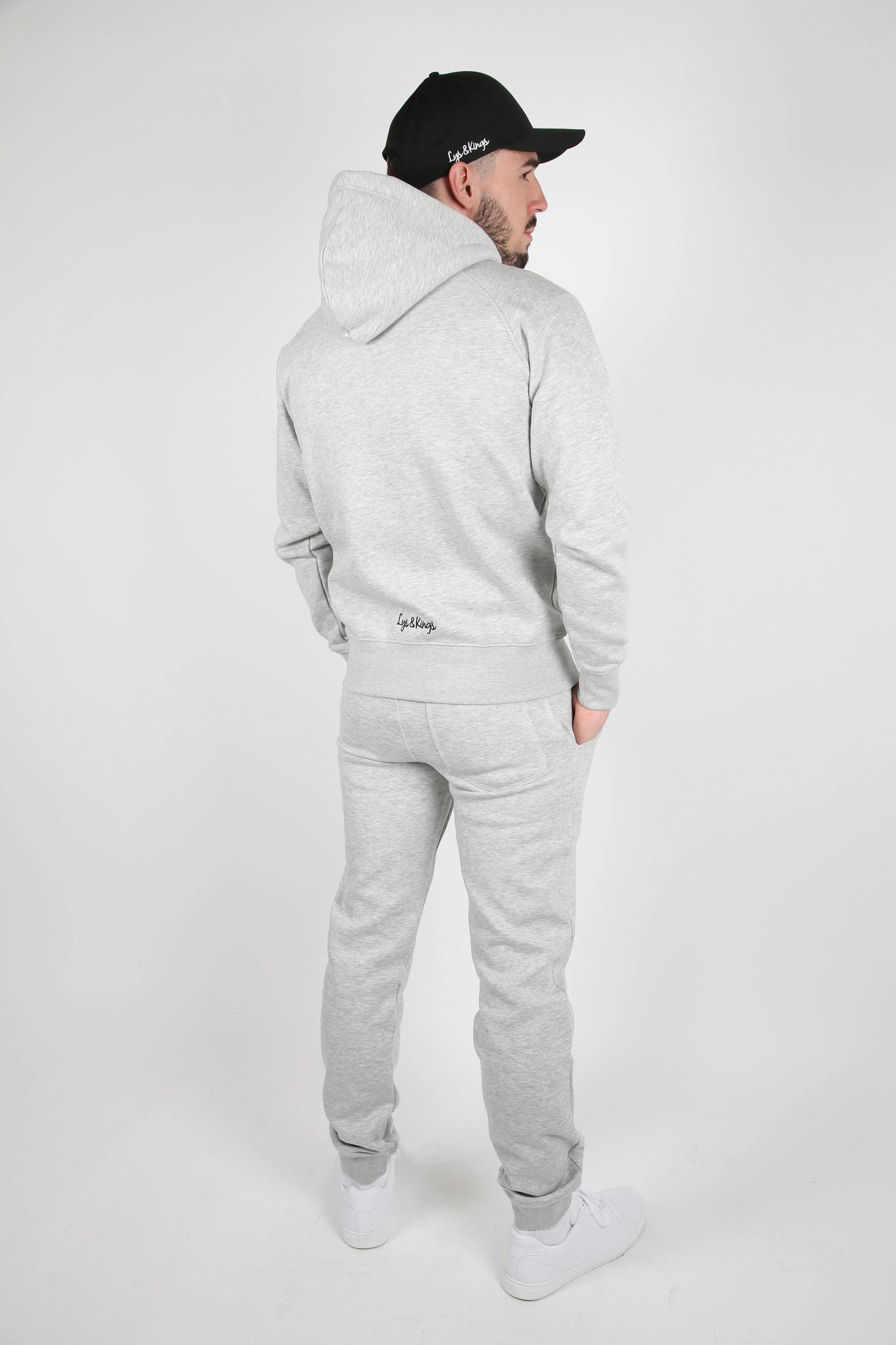 Pantalon de jogging fleur de lys Gris Lys and Kings