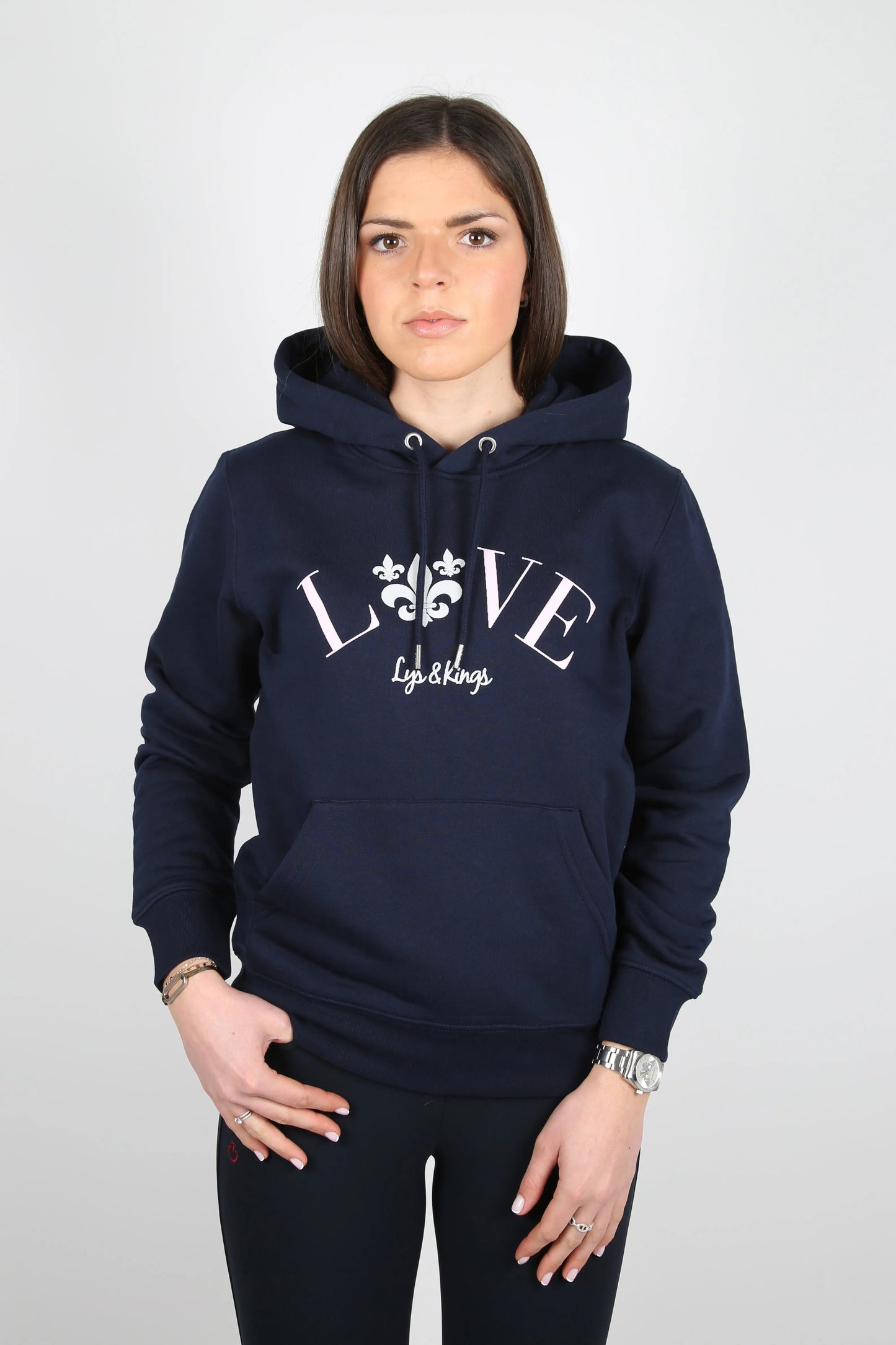 Sweat à capuche Love Lys and Kings