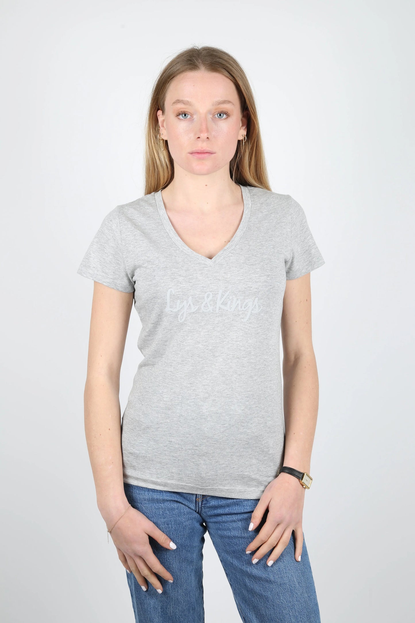 T-shirt col V Lys & Kings Lys and Kings