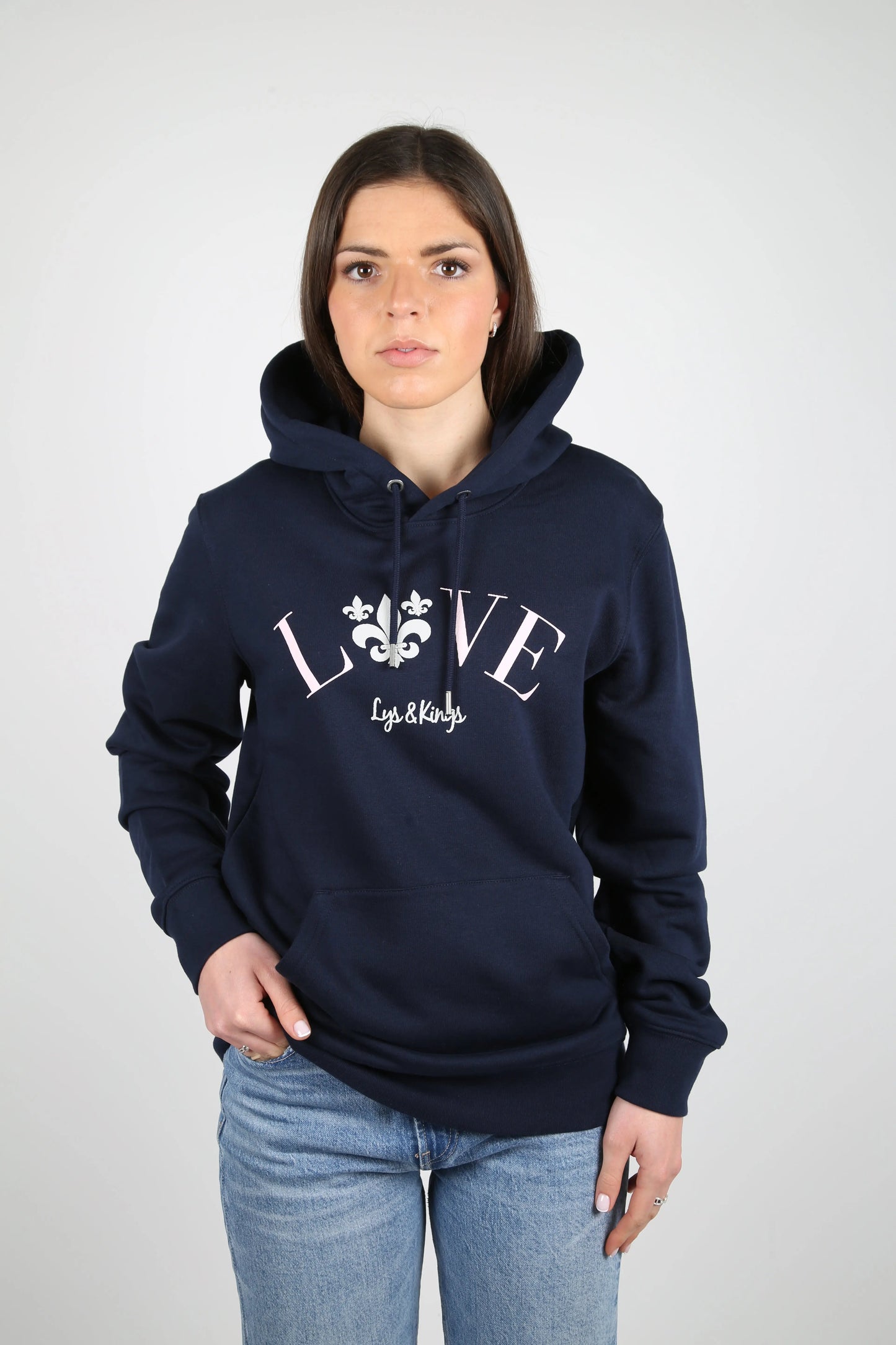 Sweat à capuche Love Lys and Kings