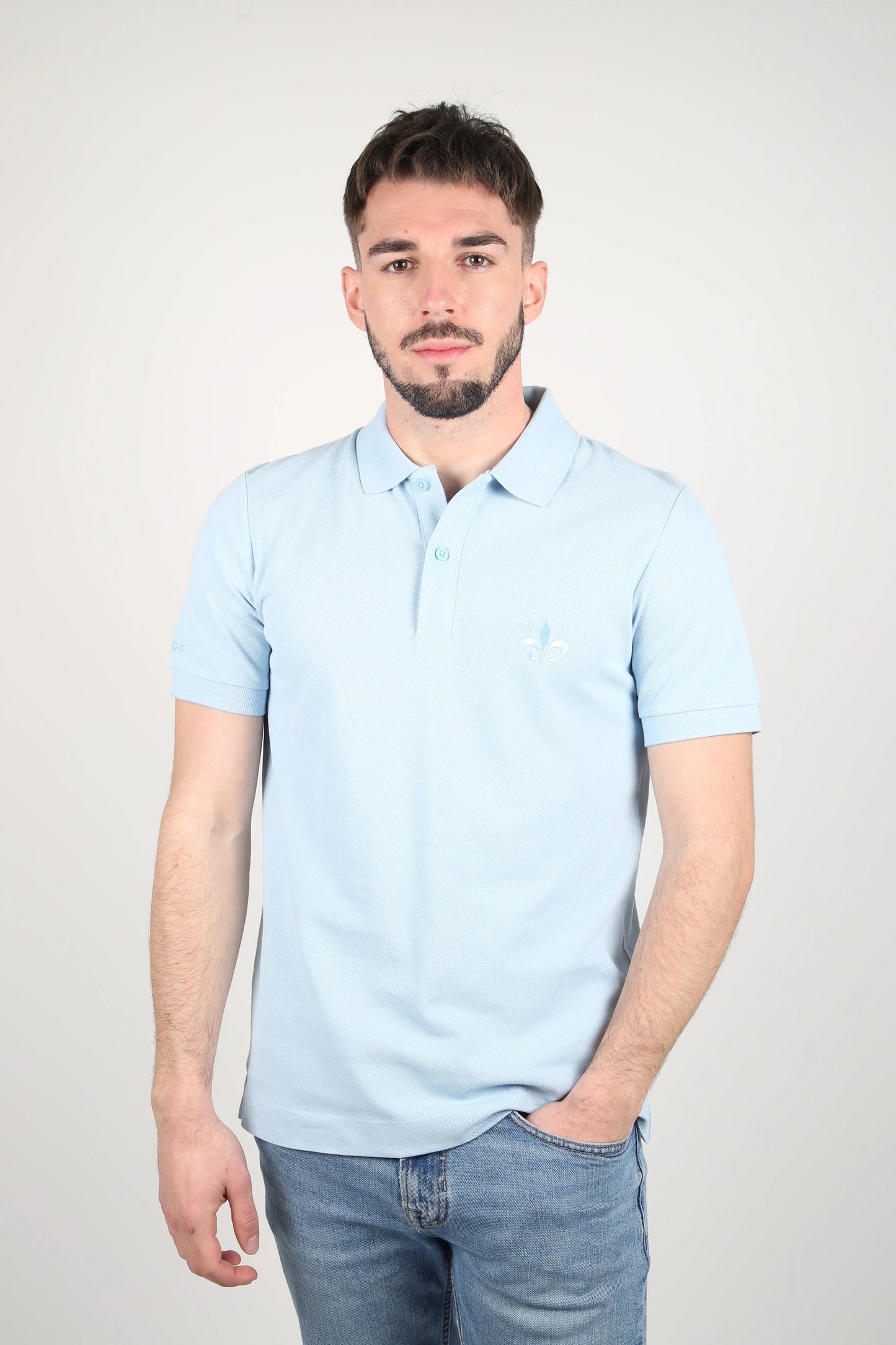Polo manches courtes petite fleur de Lys Lys and Kings