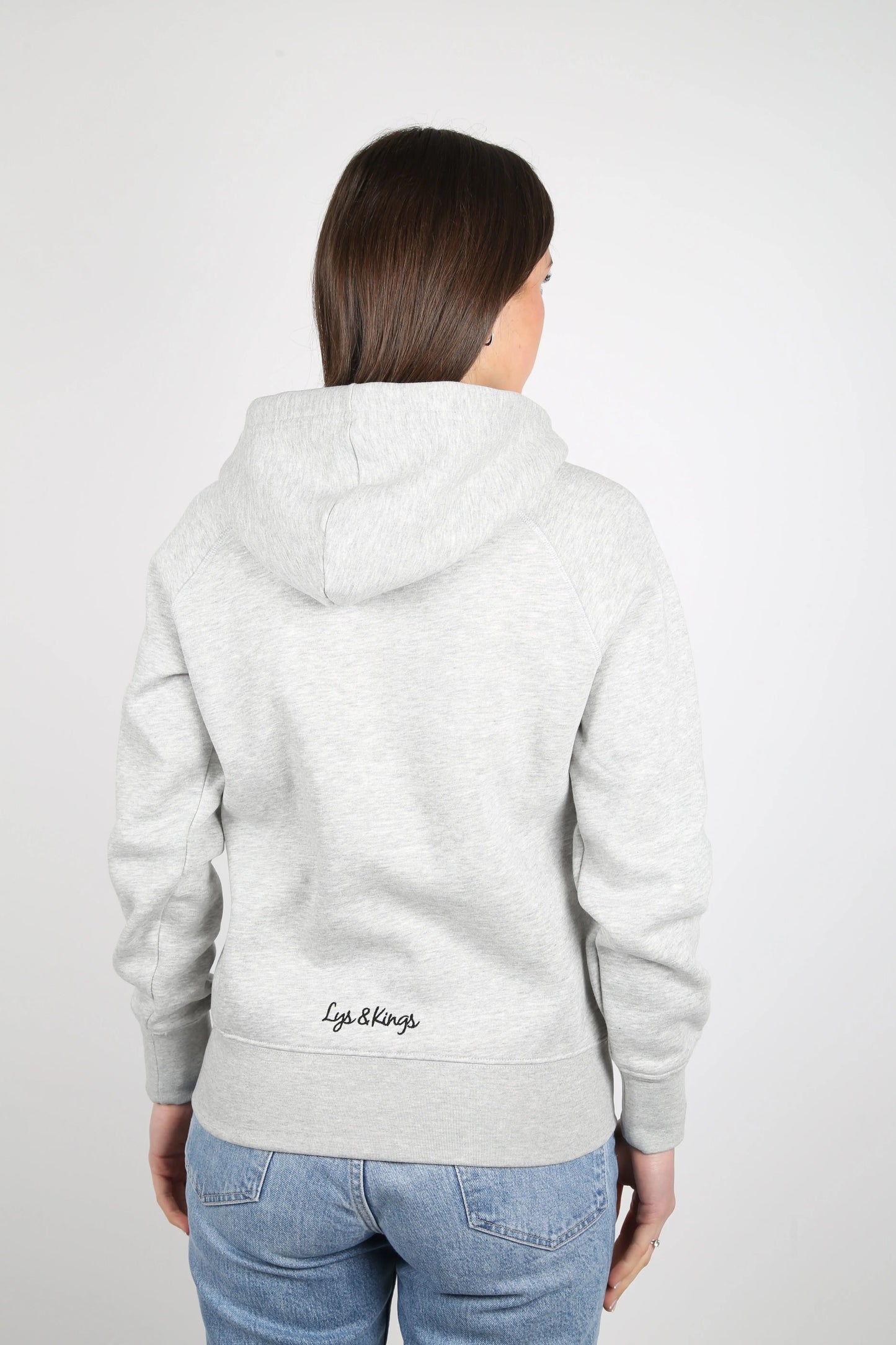 Veste sweat à capuche petite fleur de lys Lys and Kings