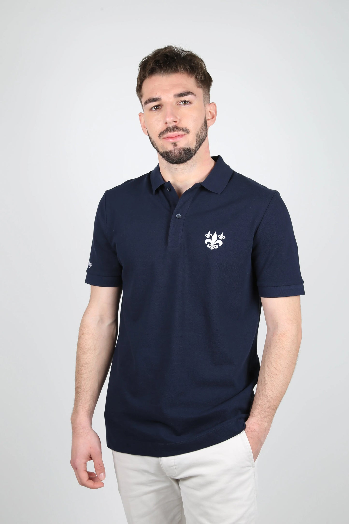 Polo manches courtes petite fleur de Lys Lys and Kings