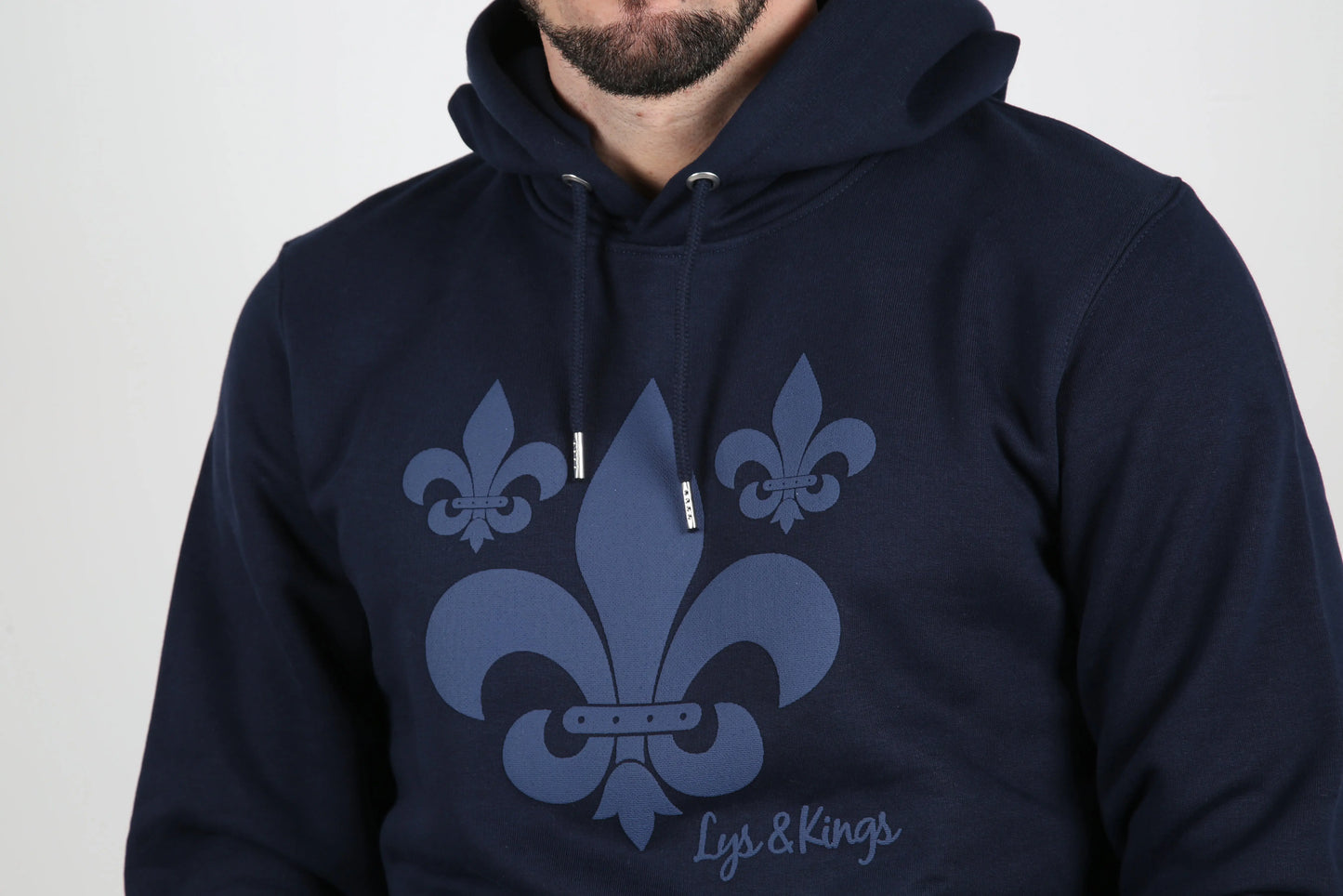 Sweat à capuche fleur de Lys Lys and Kings