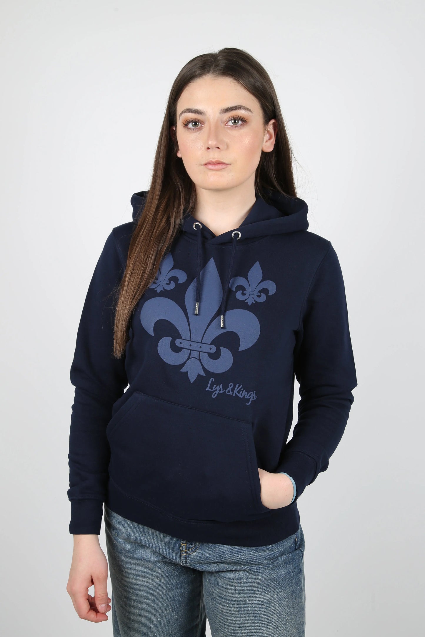 Sweat à capuche fleur de Lys Lys and Kings