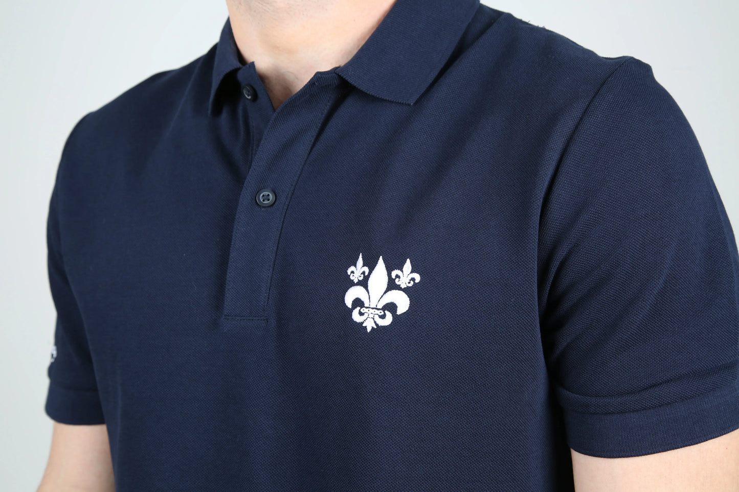 Polo manches courtes petite fleur de Lys Lys and Kings