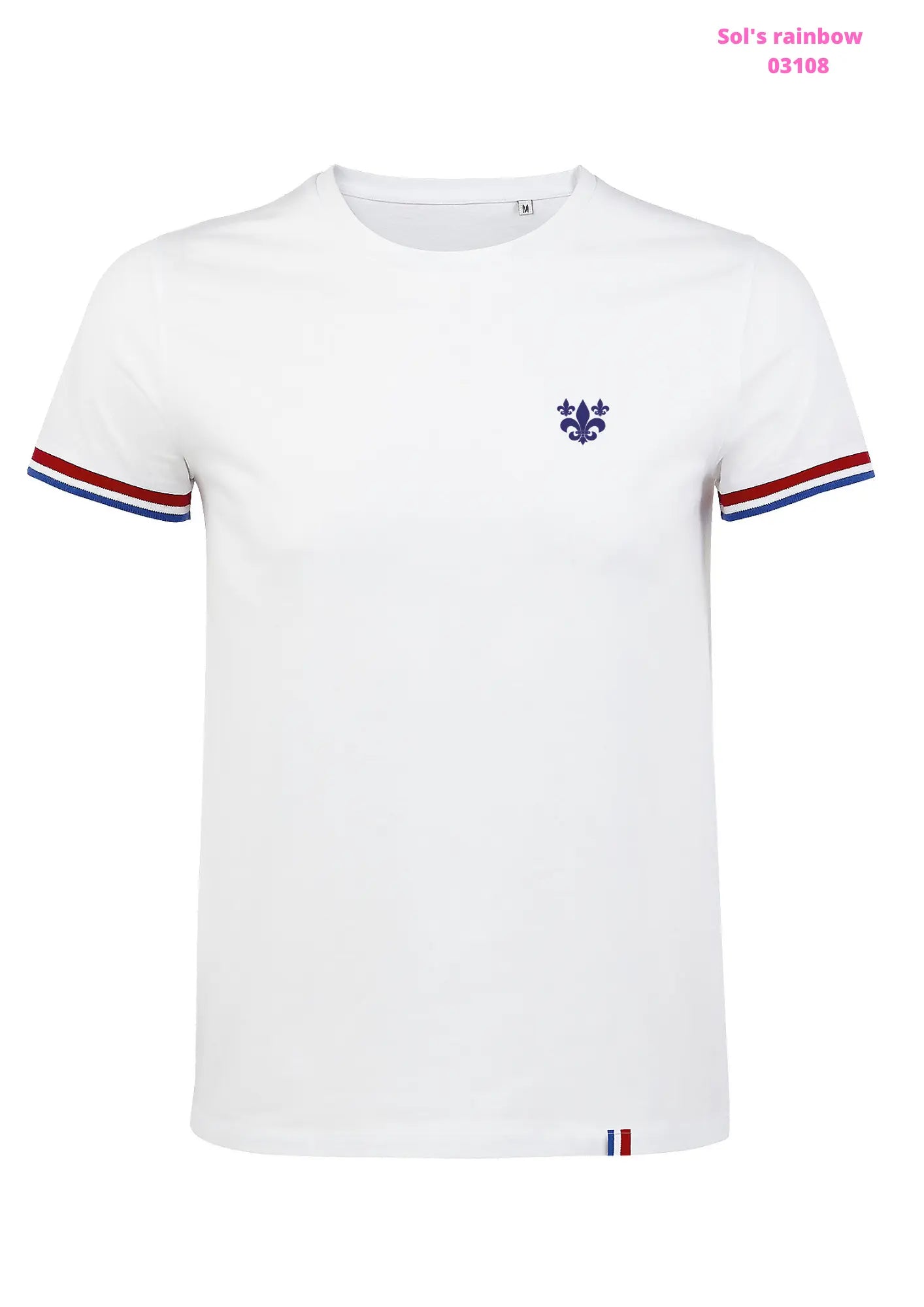 T-shirt manche courte petite Fleur de lys tricolore Lys and Kings
