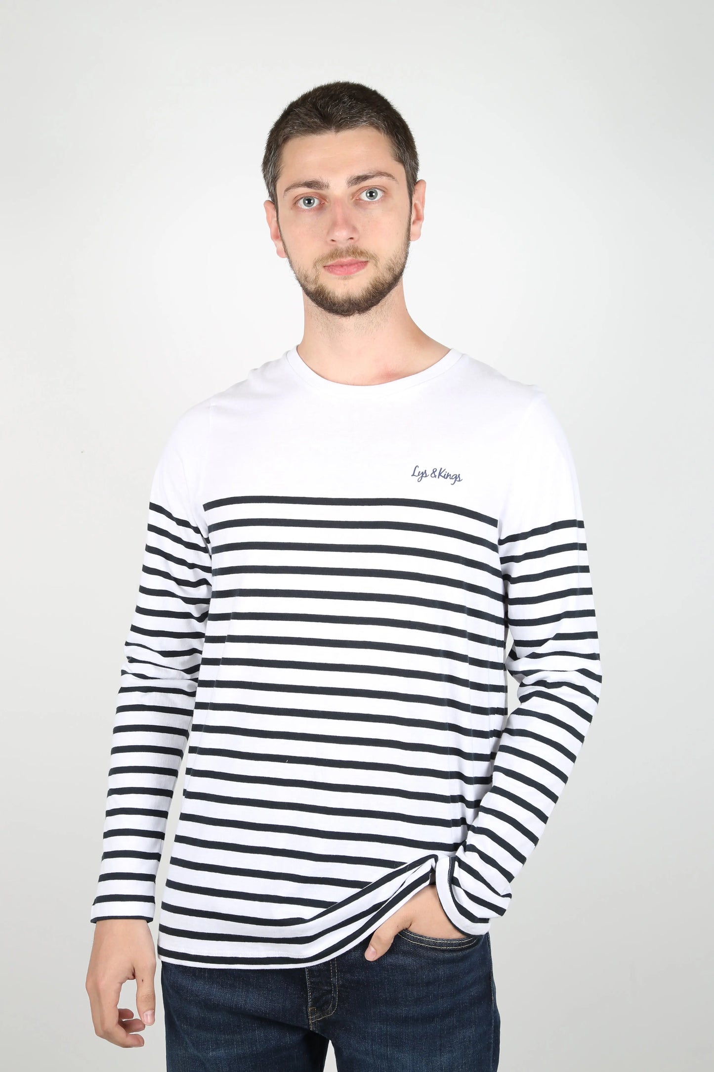 T-shirt marinière manche longue Lys & Kings Lys and Kings