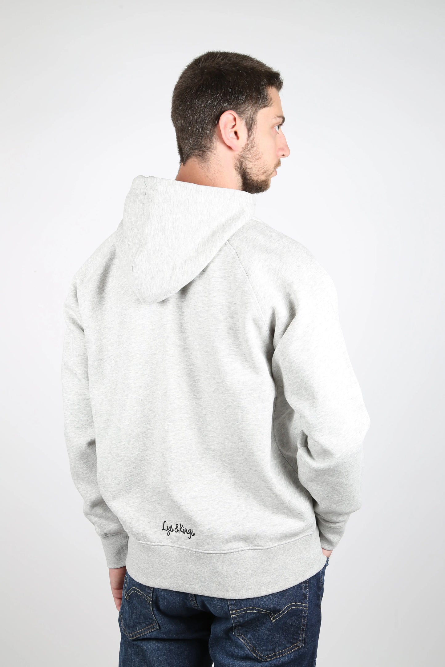 Veste sweat à capuche petite fleur de lys Lys and Kings