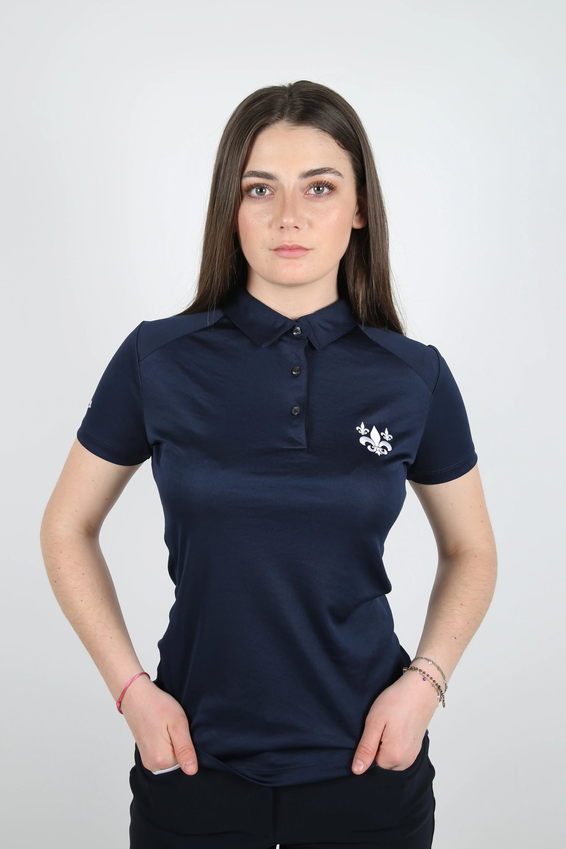 Polo sport manches courtes petite Fleur de lys Lys and Kings
