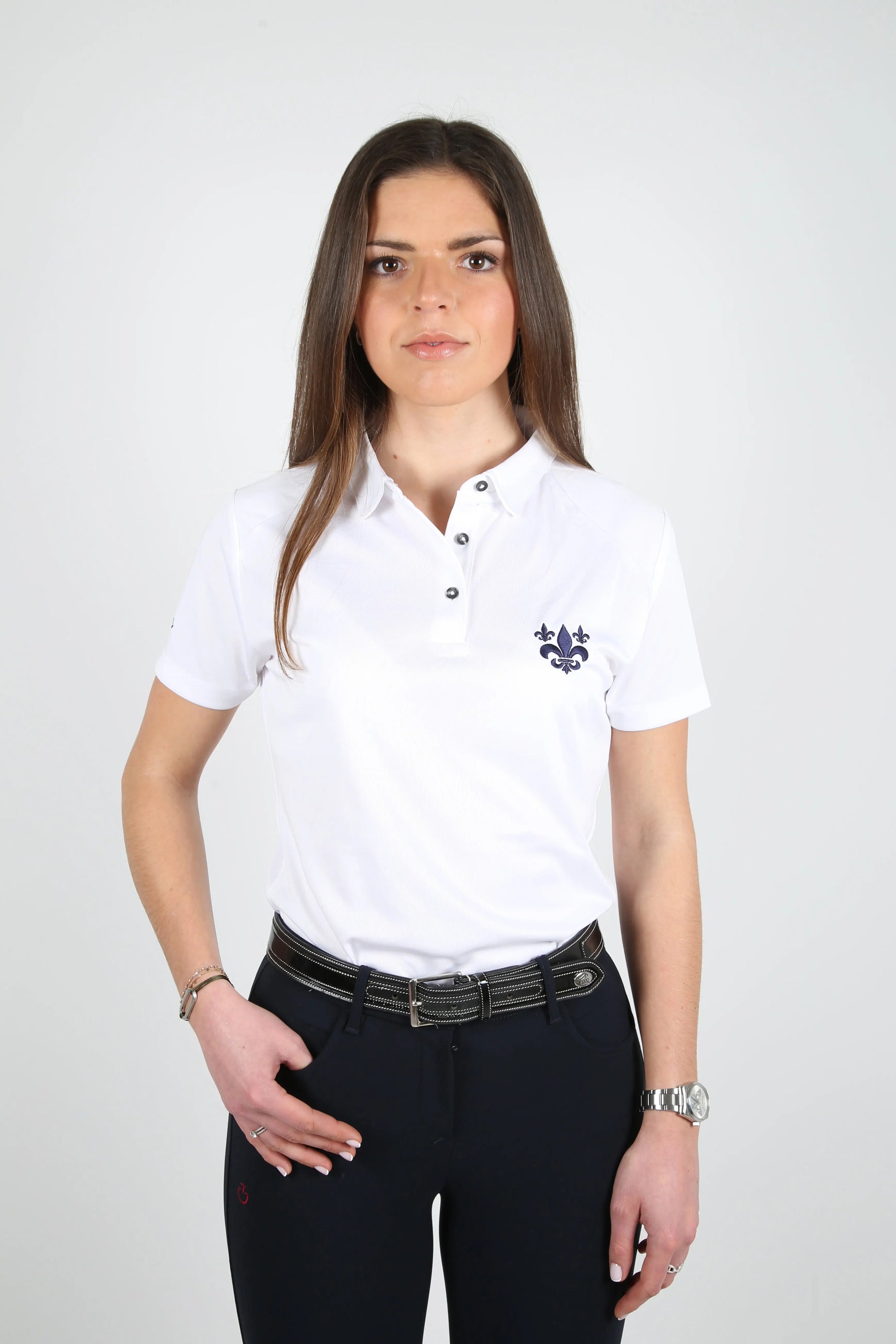 Polo sport manches courtes petite Fleur de lys Lys and Kings