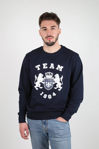Sweat col rond  Team 1864 Lys and Kings