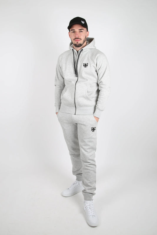 Pantalon de jogging fleur de lys Gris Lys and Kings