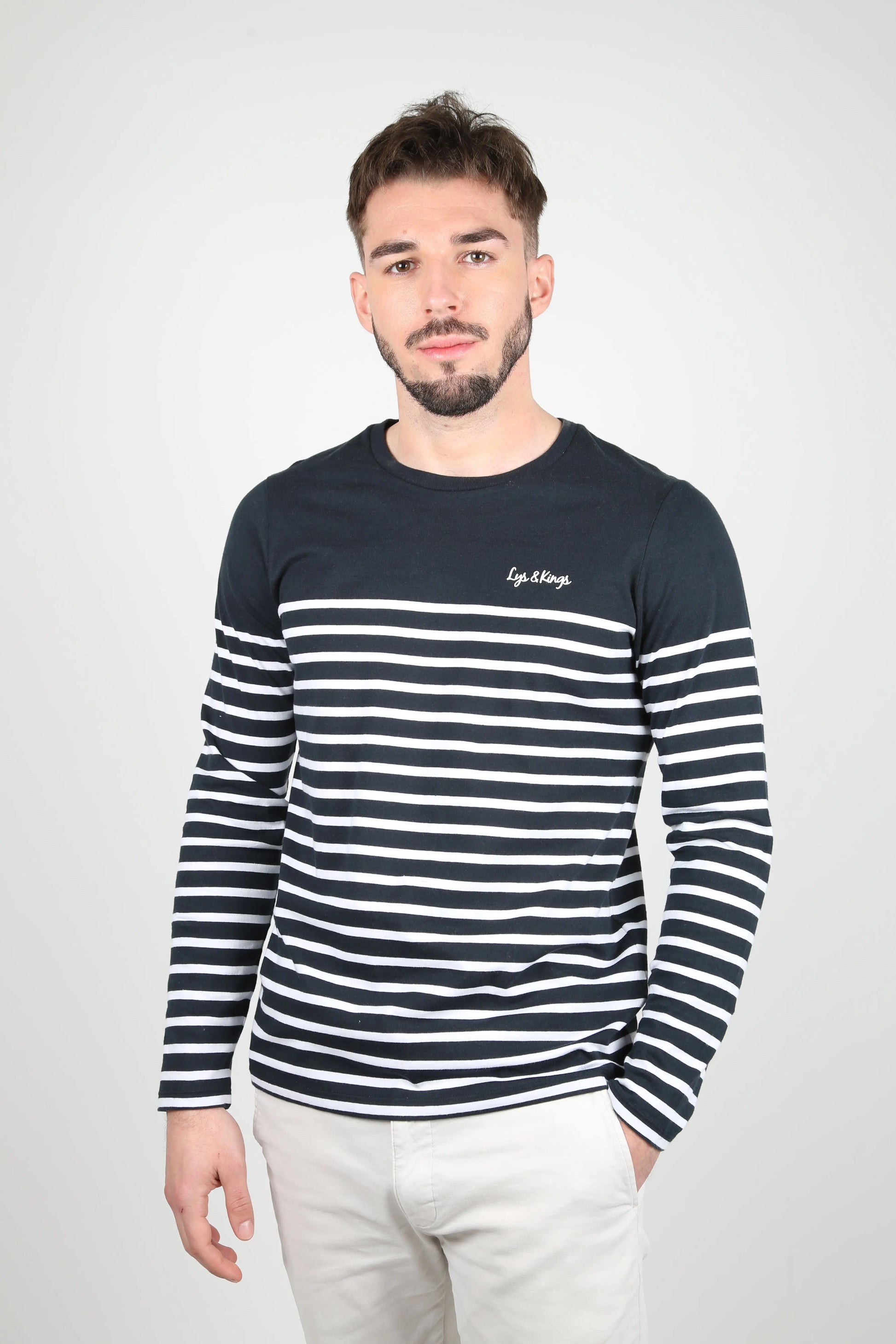T-shirt marinière manche longue Lys & Kings Lys and Kings