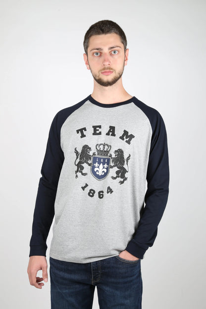 T-shirt baseball manche longue Lys & Kings Team 1864 Lys and Kings
